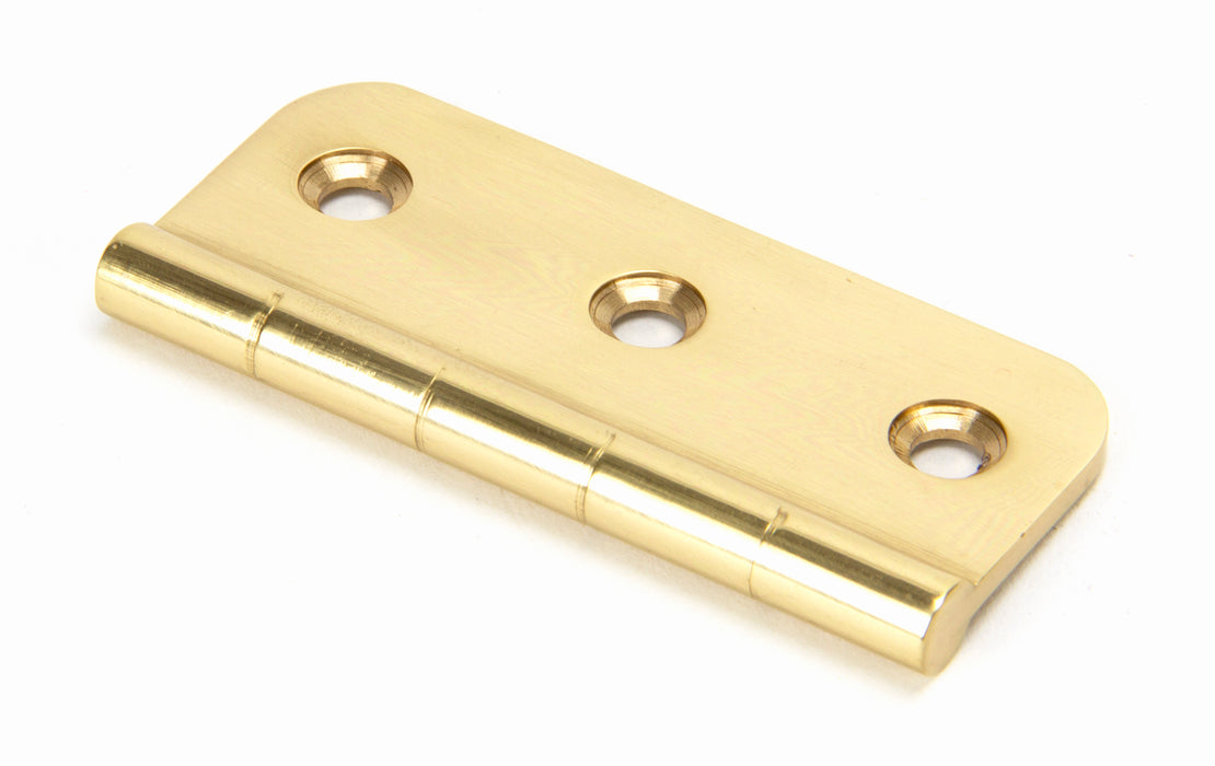 Polished Brass 3" Dummy Butt Hinge (Single)