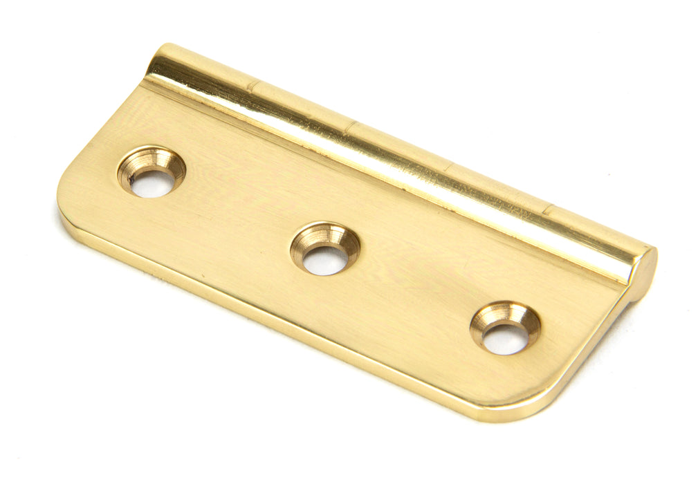 Polished Brass 3" Dummy Butt Hinge (Single)