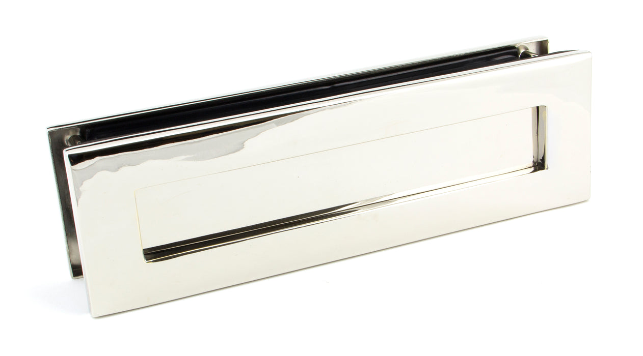 Polished Nickel Traditional Letterbox