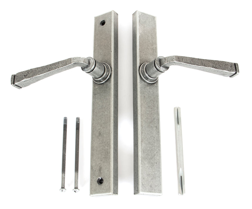 Pewter Avon Slimline Lever Latch Set