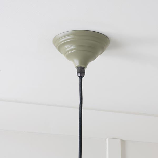 Hammered Nickel Harborne Pendant in Tump