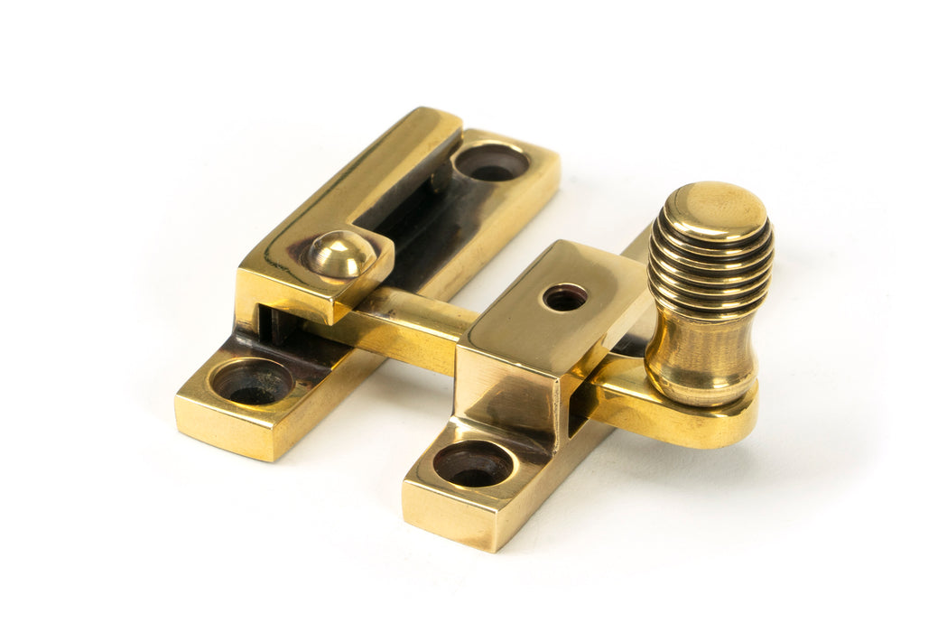 Aged Brass Beehive Quadrant Fastener - Narrow