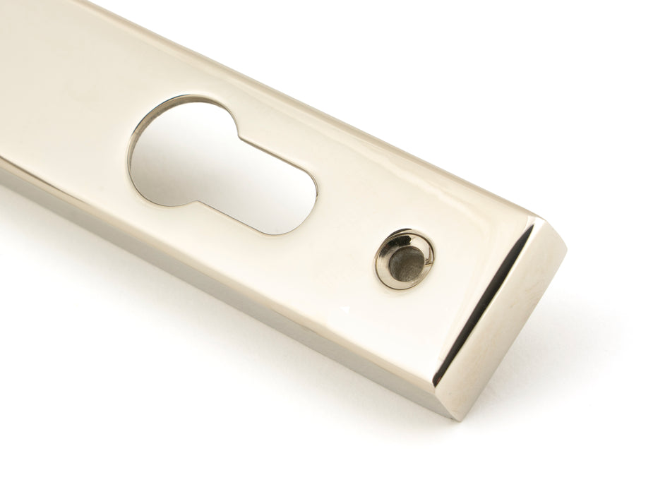 Polished Nickel Brompton Slimline Lever Espag. Lock Set