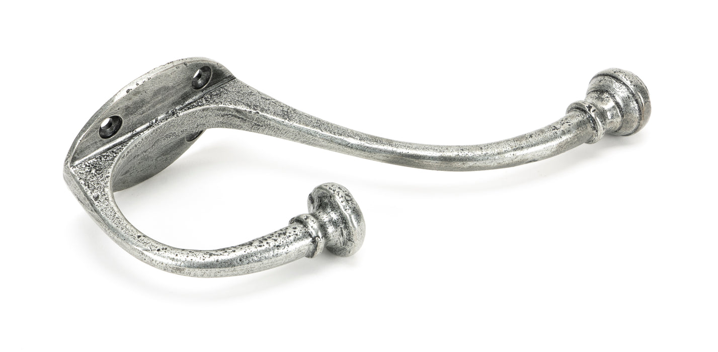 Pewter 7 3/4" Hat & Coat Hook