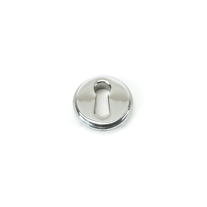 Polished Chrome Round Escutcheon (Beehive)
