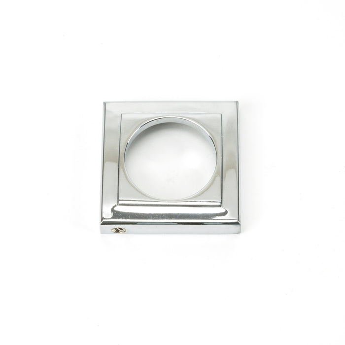 Polished Chrome Round Escutcheon (Square)