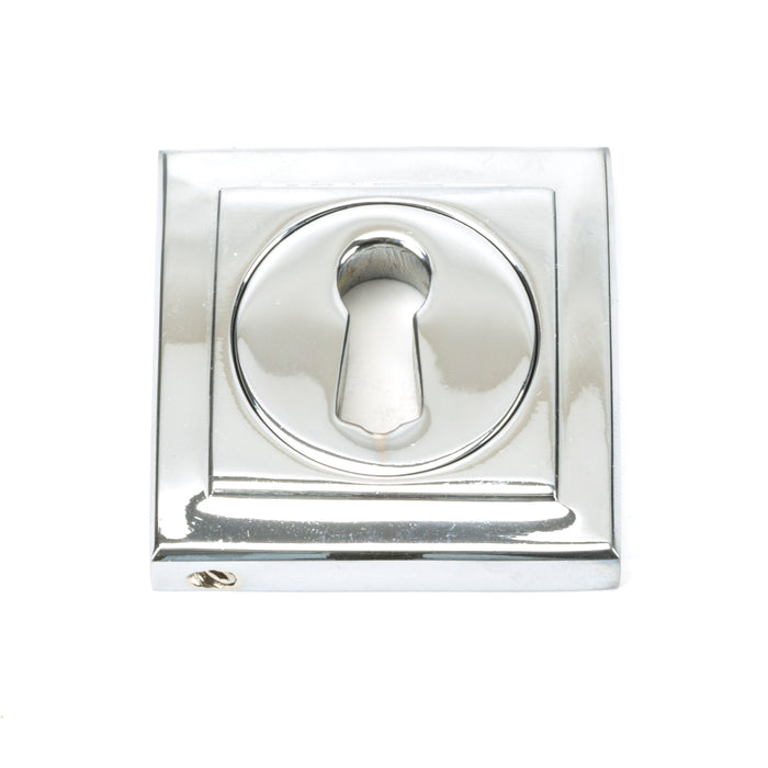 Polished Chrome Round Escutcheon (Square)