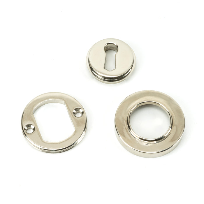 Polished Nickel Round Escutcheon (Plain)