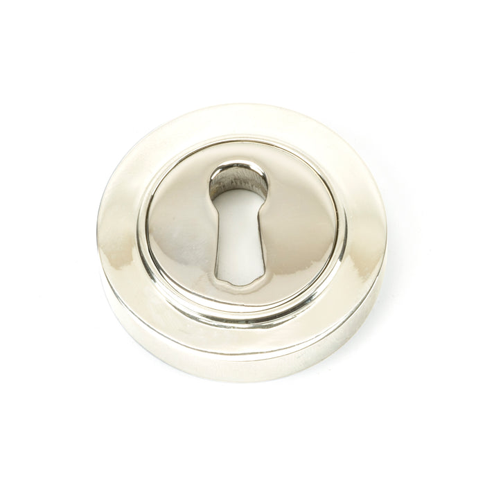 Polished Nickel Round Escutcheon (Plain)