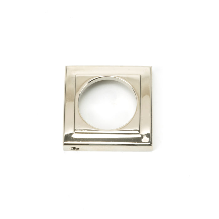 Polished Nickel Round Escutcheon (Square)