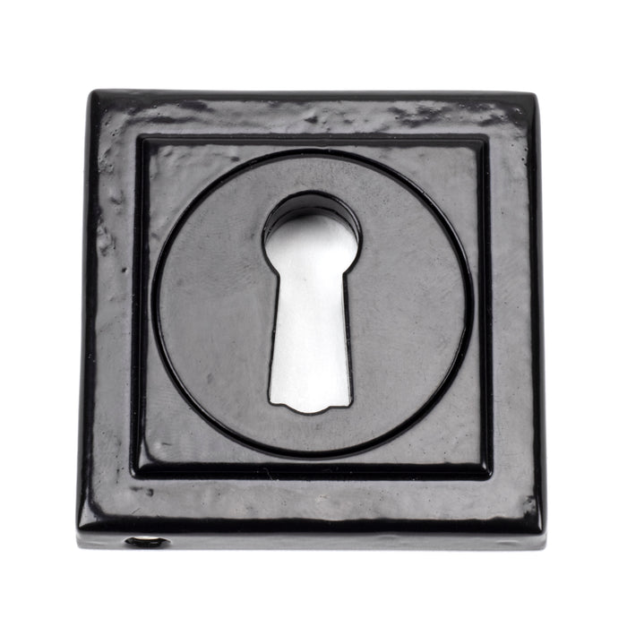 Black Round Escutcheon (Square)