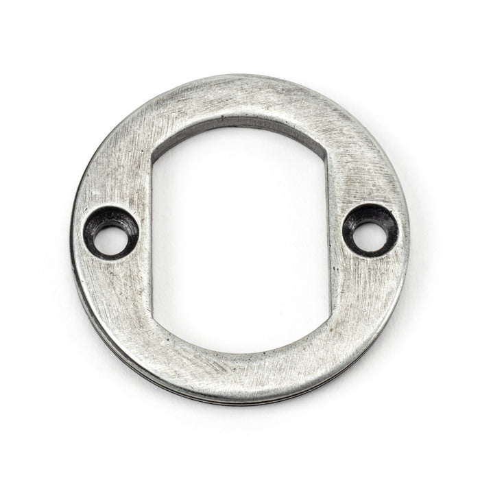 Pewter Round Euro Escutcheon (Beehive)