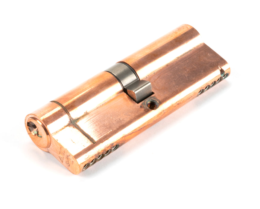 Polished Bronze 45/45 5pin Euro Cylinder