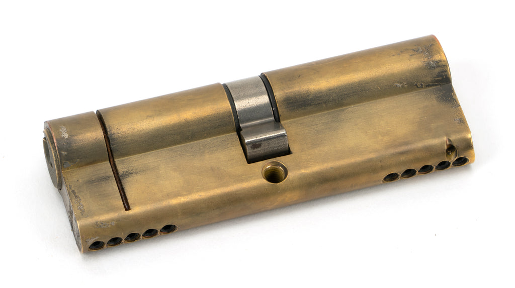 Aged Brass 45/45 5pin Euro Cylinder — Irontree Direct 