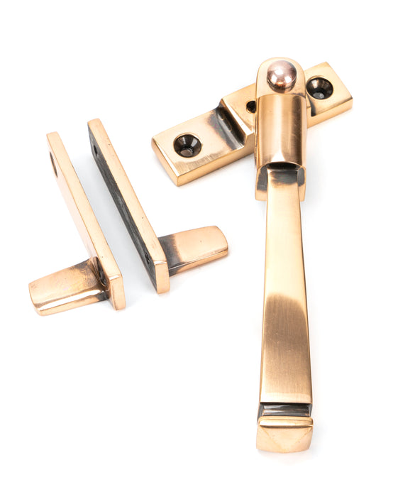 Polished Bronze Night-Vent Locking Avon Fastener