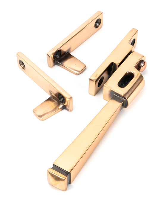 Polished Bronze Night-Vent Locking Avon Fastener