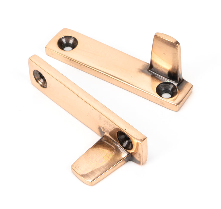 Polished Bronze Night-Vent Locking Avon Fastener