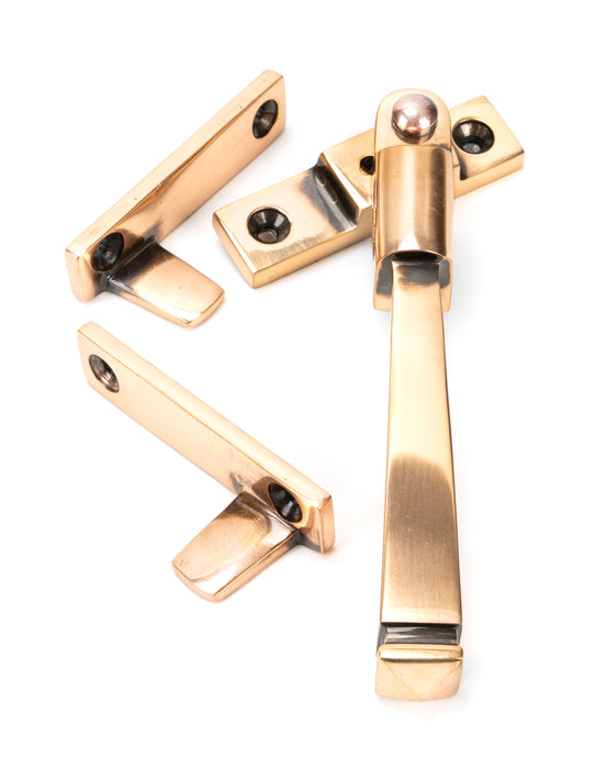 Polished Bronze Night-Vent Locking Avon Fastener