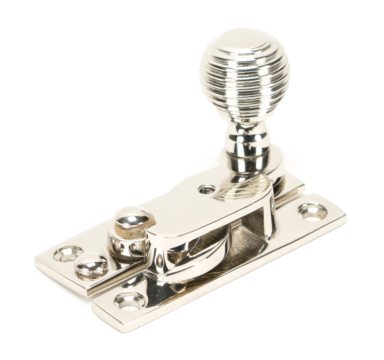 Polished Nickel Beehive Sash Hook Fastener