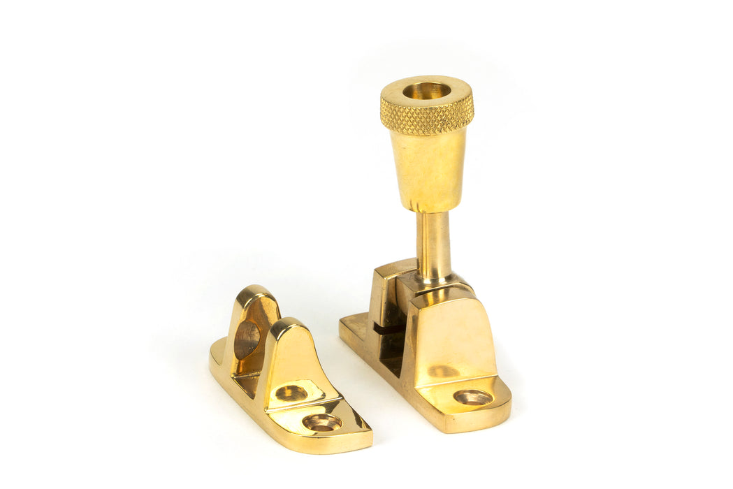 Polished Brass Brompton Brighton Fastener (Radiused)