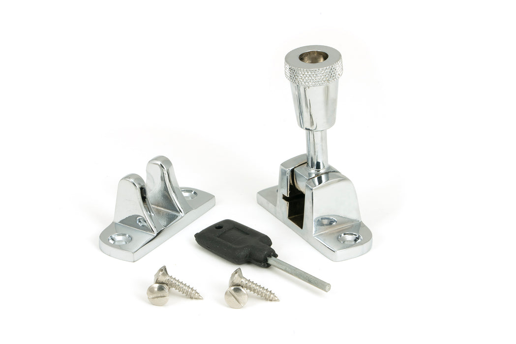 Polished Chrome Brompton Brighton Fastener (Radiused)