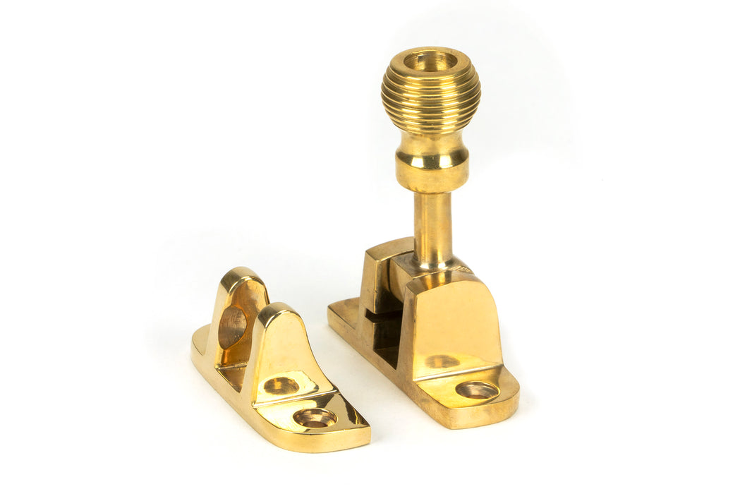 Polished Brass Beehive Brighton Fastener (Radiused)