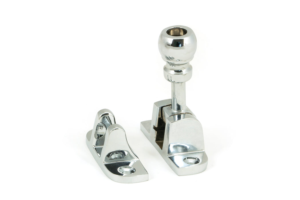 Polished Chrome Mushroom Brighton Fastener (Radiused)