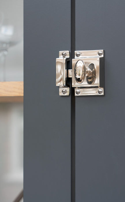 Polished Nickel Cabinet Latch