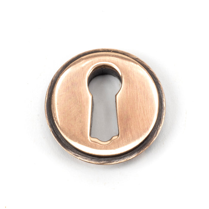 Polished Bronze Round Escutcheon (Beehive)