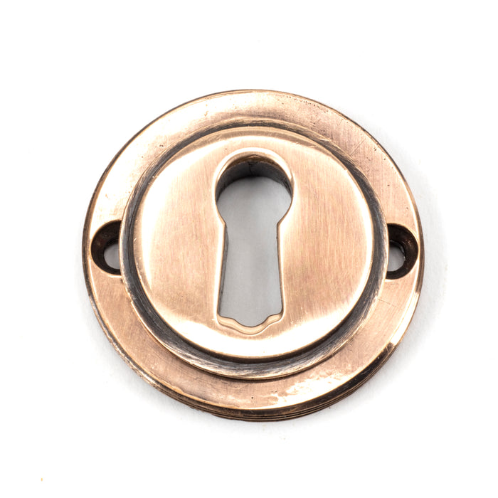 Polished Bronze Round Escutcheon (Beehive)