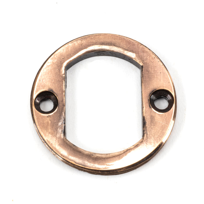 Polished Bronze Round Escutcheon (Beehive)