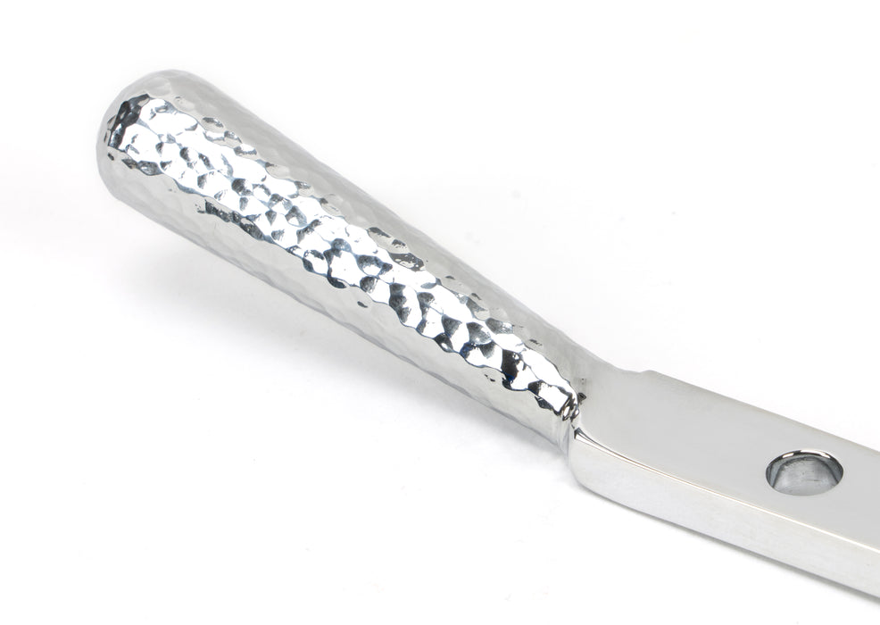 Polished Chrome 8" Hammered Newbury Stay