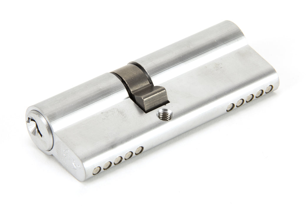 Satin Chrome 35/45 5pin Euro Cylinder KA