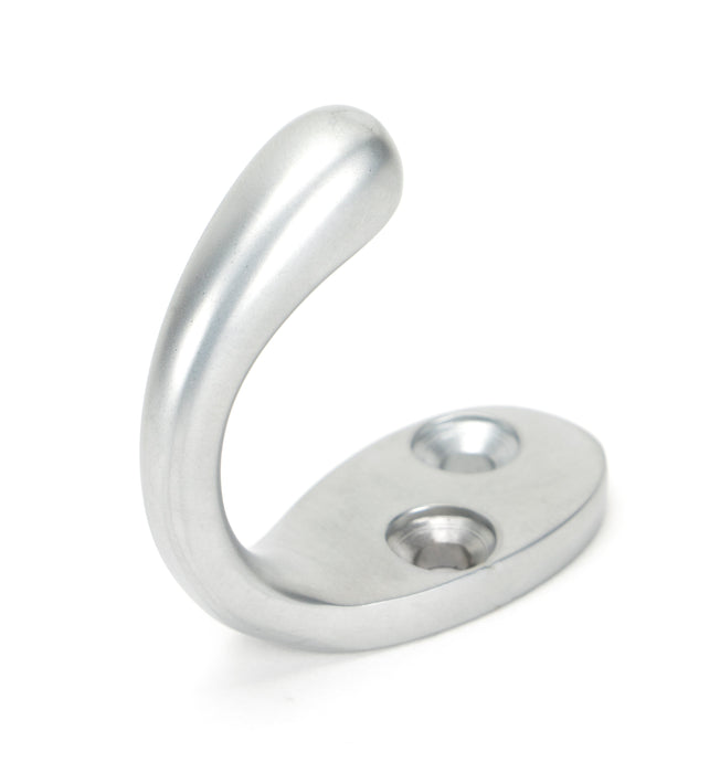 Satin Chrome Celtic Single Robe Hook