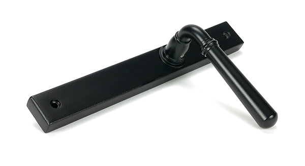 Matt Black Newbury Slimline Lever Espag. Latch Set