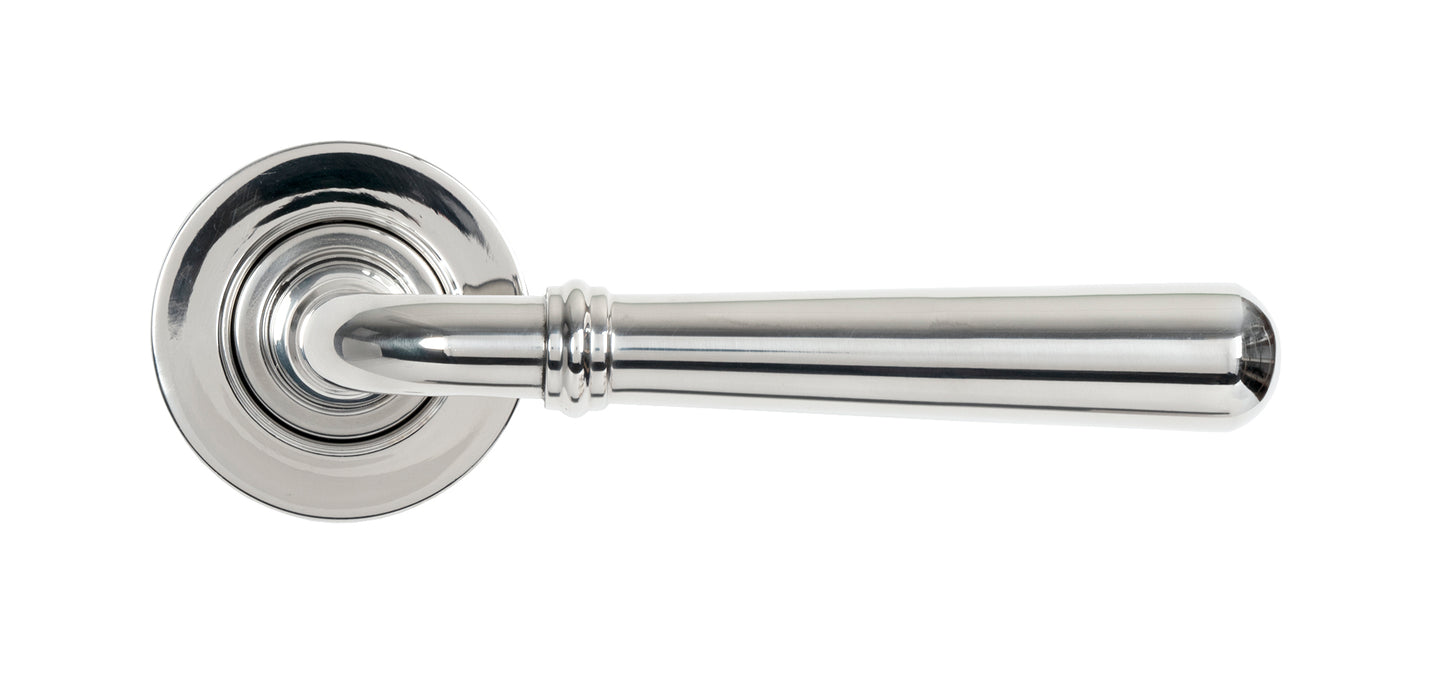 Polished Marine SS (316) Newbury Lever on Rose Set (Plain)