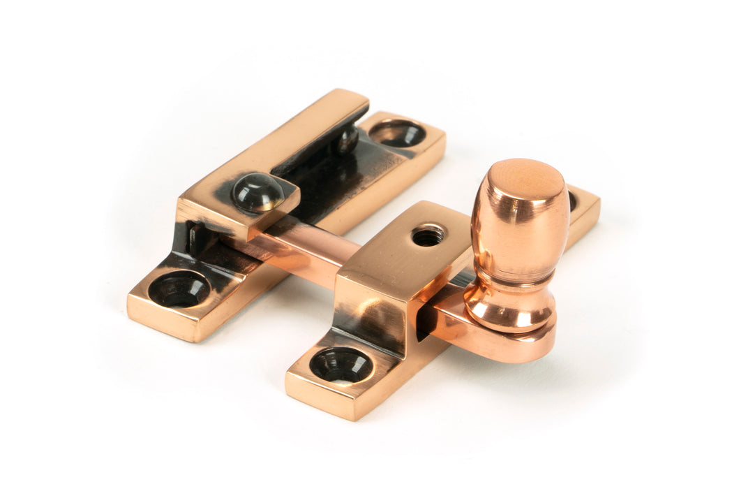 Polished Bronze Mushroom Quadrant Fastener - Narrow