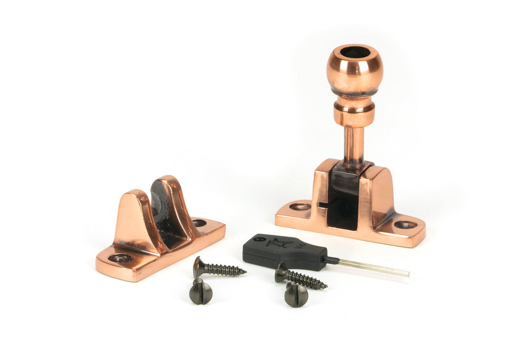 Polished Bronze Mushroom Brighton Fastener (Radiused)