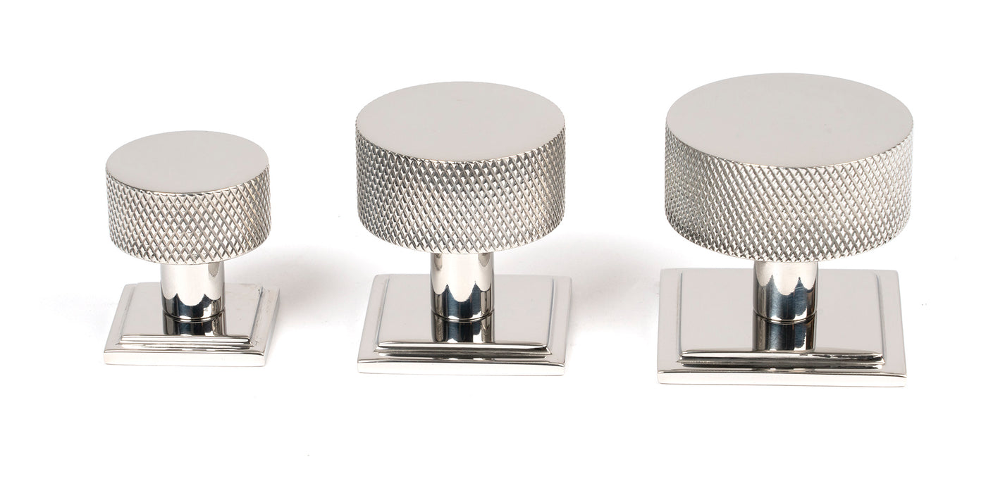 Polished SS (304) Brompton Cabinet Knob - 25mm (Square)