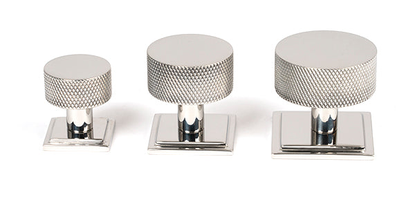 Polished SS (304) Brompton Cabinet Knob - 25mm (Square)