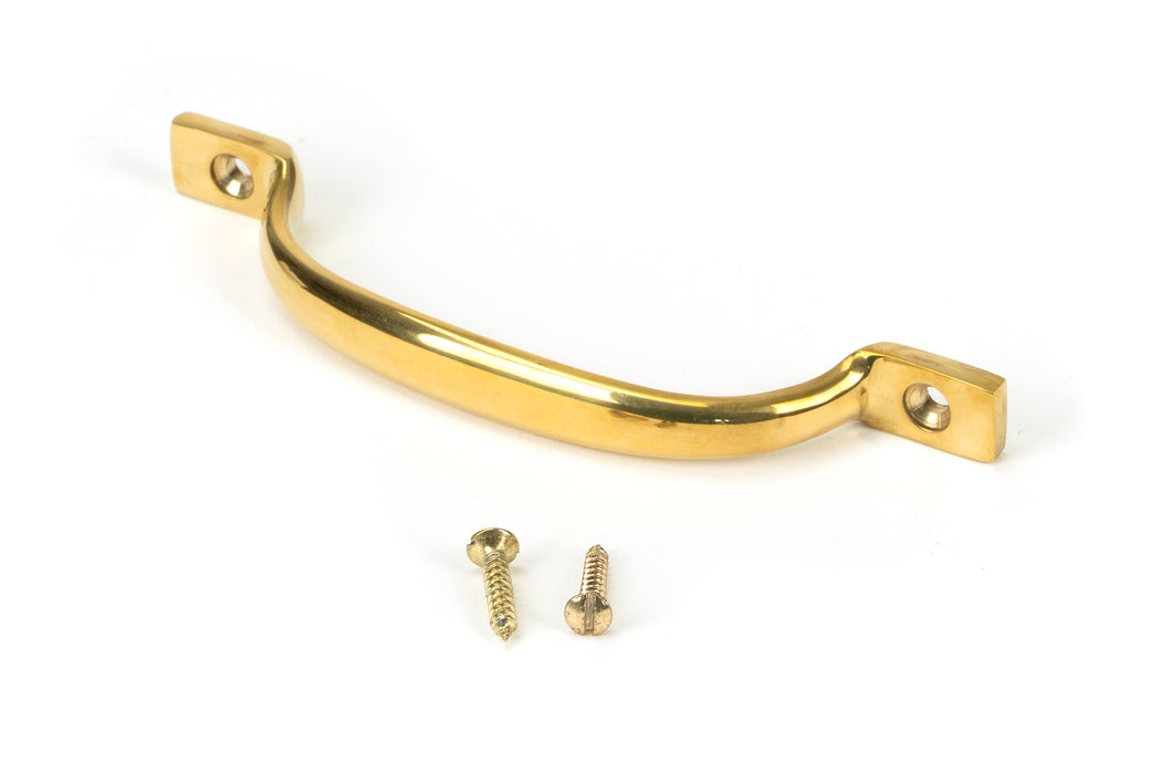 Polished Brass Slim Sash Pull