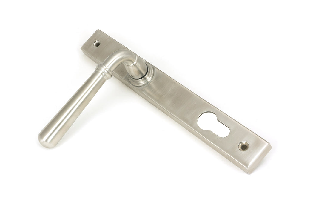 Satin Marine SS (316) Newbury Slimline Lever Espag. Lock Set