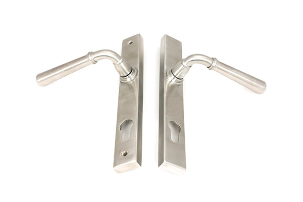 Satin Marine SS (316) Newbury Slimline Lever Espag. Lock Set