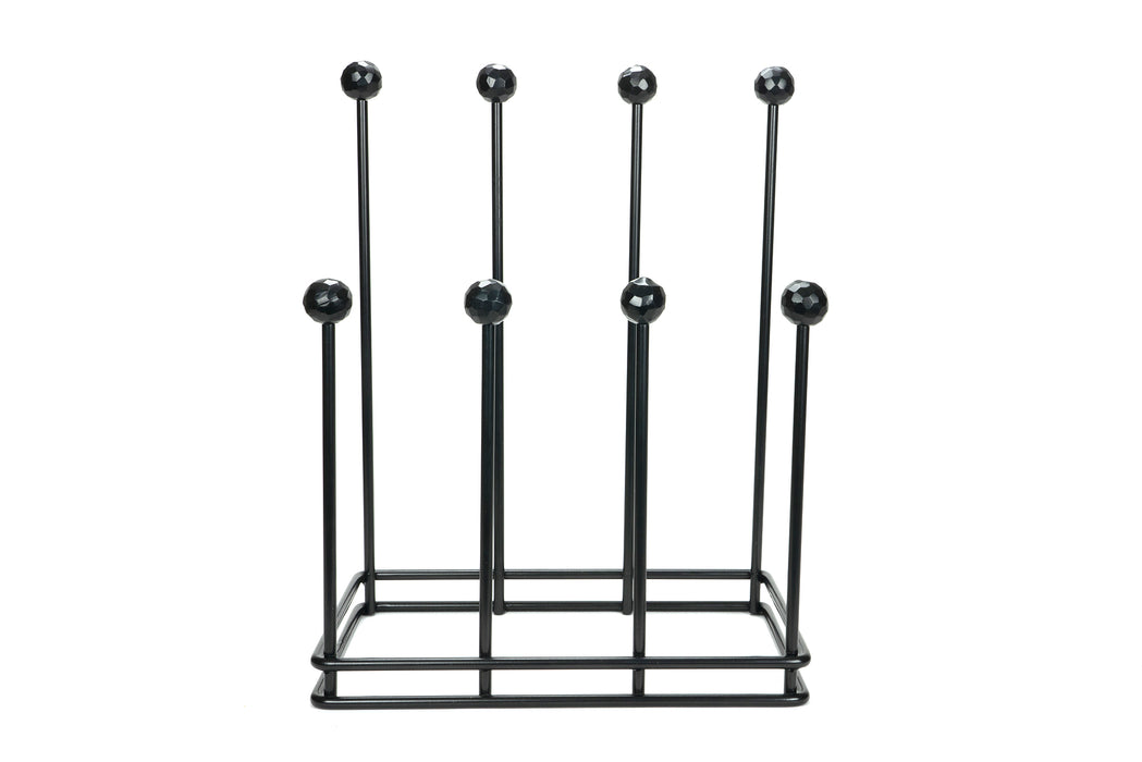 Matt Black Four Pair Boot Rack