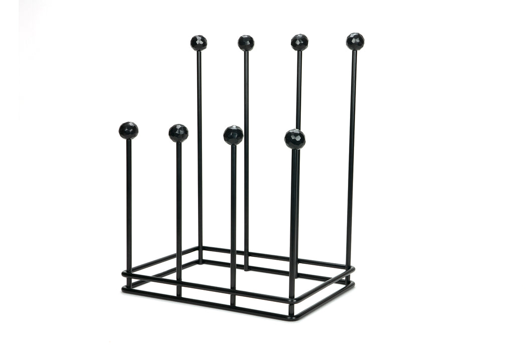 Matt Black Four Pair Boot Rack