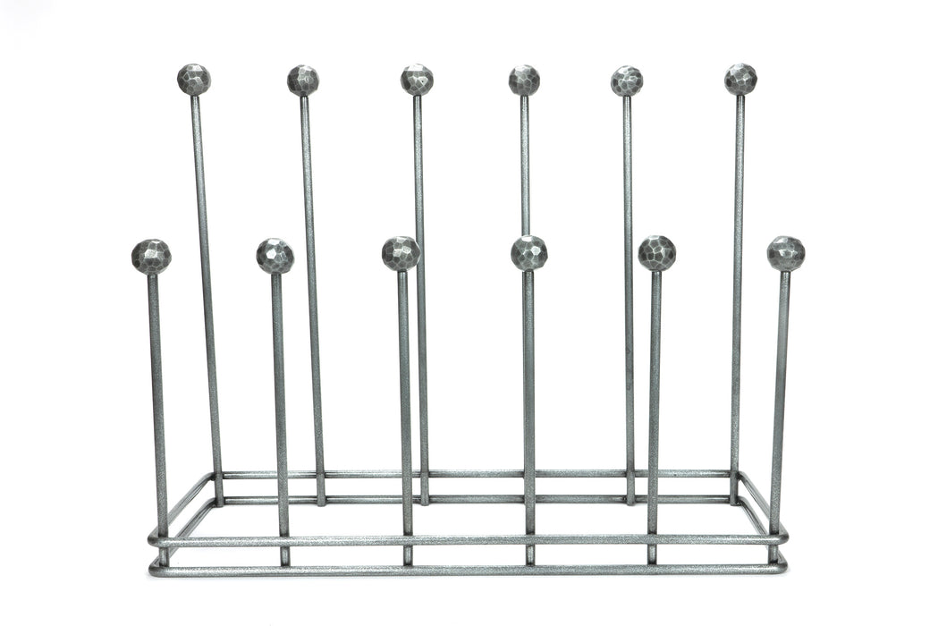 Pewter Six Pair Boot Rack