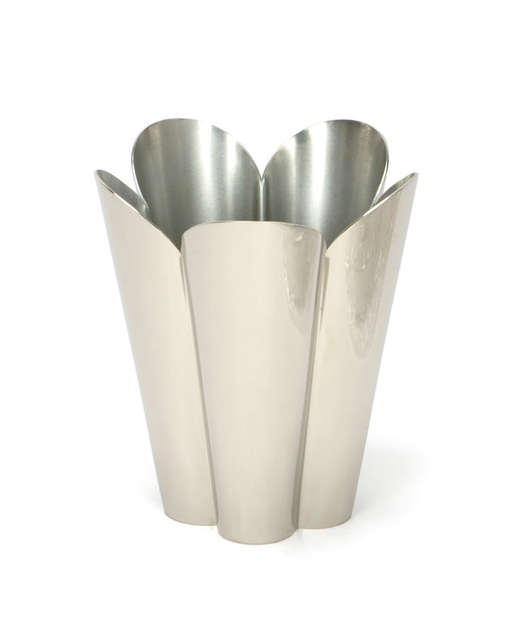 Smooth Nickel Flora Pot - Small