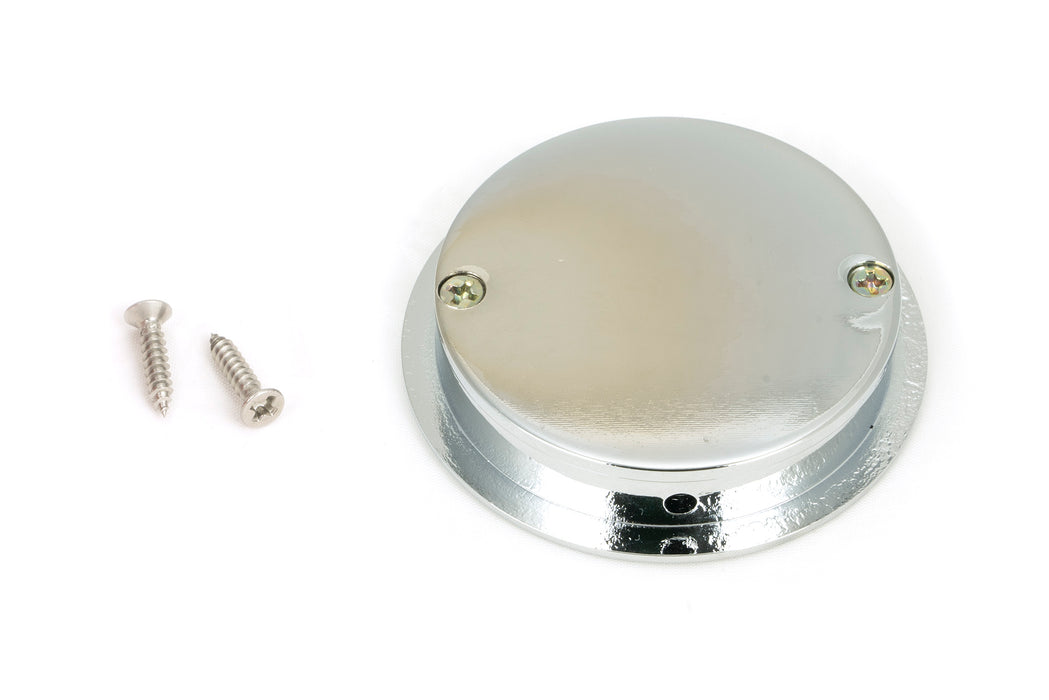 Polished Chrome 60mm Art Deco Round Pull