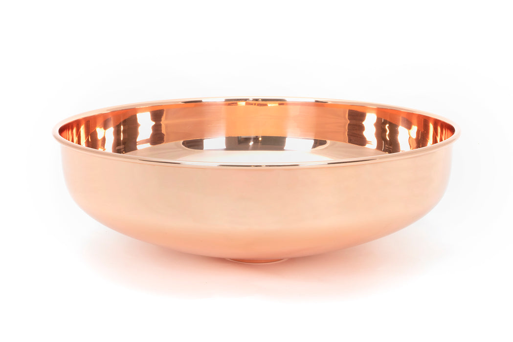 Smooth Copper Round Sink