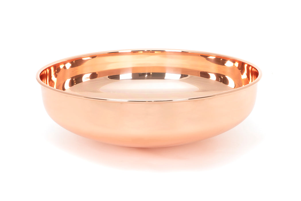 Smooth Copper Round Sink